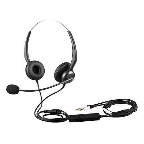 (PC) Reliable Headphone Efficient Earpiece VF32 for Customer Support Specialists