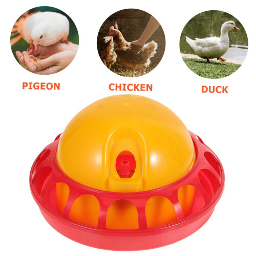 Automatic Chicken Waterer and Feeder for Poultry, Easy Clean Structure, Waste Reduction Control 1