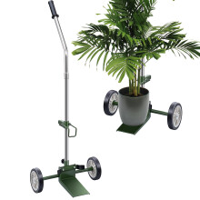 Heavy Duty Plant Caddy with Wheels, Adjustable Garden Pot Mover 200lbs Load, Steel Base for Indoor Outdoor Use