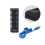 (Black) 4 Port USB Data Hub Multi USB 3.0 Hub Splitter with Individual On/Off Switches 2