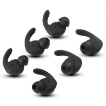 (Black) 6pcs Earbuds Cover In-ear Tips Soft Silicone Skin For Hua-wei Xsport/honor Am61 - JA