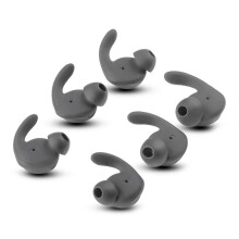 (Gray) 6pcs Earbuds Cover In-ear Tips Soft Silicone Skin For Hua-wei Xsport/honor Am61 - JA