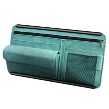 (Blue) Car Visor Sunglasses for Case Eye Glass Storage Box Automotive Accessories