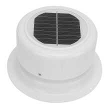 Solar RV Vent Fan for Camper Trailer Boat, Solar Powered Ventilation with Odor Removal Airflow