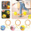 (Pink) Outdoor Skip Balls Toy Improve Coordination Outside Toy for Entertainment 2