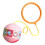 (Pink) Outdoor Skip Balls Toy Improve Coordination Outside Toy for Entertainment 1