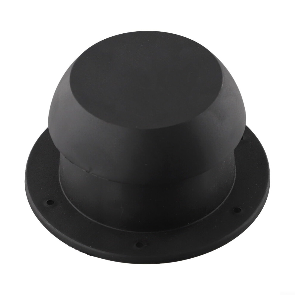 Rv Roof Vent Cap Abs Mushroom Head Rainproof Ventilation Cover For Camper Trailer Rv Black 9351714549462