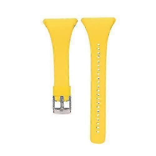(Yellow) For Polar Ft4 & Ft7 Silicone Watch Band - JA