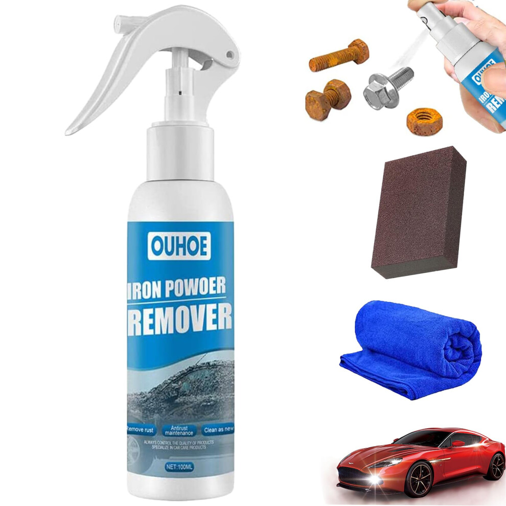 Car Rust Remover Spray 100Ml Â Fast Acting Rust Removal For Metal, Deep Penetration And Waxy Protection 9351714549554