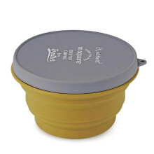 (Large bowl) Portable Folding Silicone Kettle Collapsible Water Boiler Pot Outdoor Camping Hiking Cooker Water Boiling Coffee Maker