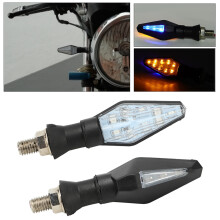 MK-024 4PCS 12LED Blue Yellow Turn Signals 10cm