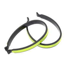 2Pcs Reflective Cycling Trouser Clips Visibility Adjustable Leg Bands for Night Riding Safety