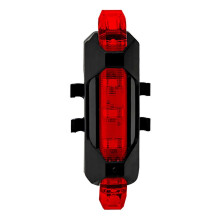 (Card Package, Red) LED Bike Rear Tail Light Mountain Bike Tail Warnings Light for Road Mountain Bike