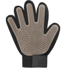 (Right Hand Grey) Rubber Glove Brush for Pet Multifunctional Massaging Shedding Glove Pet Supply
