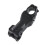 (Black) Mountain Bike Stem Risers Handlebar Adapter Stem Handlebar Extender Adjustable 1