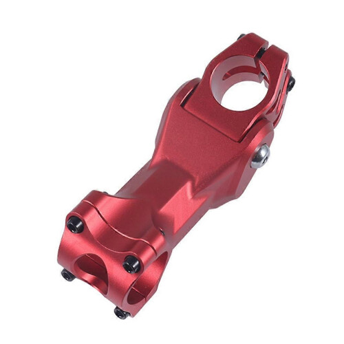 (Red) Mountain Bike Stem Risers Handlebar Adapter Stem Handlebar Extender Adjustable