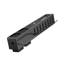 Multifunctional Kitchen Holder Wall Mounted Carbon-Black 30cm
