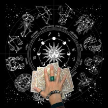 (B60) Dowsing Divination Metaphysical Board Magician Board Game Tablecloth Card Mat