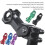 (Black) Mountain Bike Stem Risers Handlebar Adapter Stem Handlebar Extender Adjustable 2