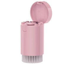 (Containing Detergent, Pink) Easy Carry 20 in 1 Cleaning Brush Kit Reusable Soft Brush Cleaning Tool for PC Keyboard Headset