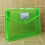 (Blue) Three-Dimensional Plastic File Bag A4 B4 Transparent Document Storage Organizer 4