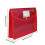 (Blue) Three-Dimensional Plastic File Bag A4 B4 Transparent Document Storage Organizer 5