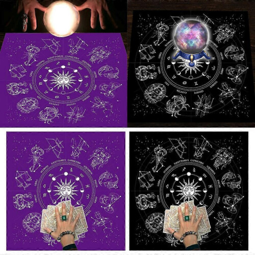 (A60) Dowsing Divination Metaphysical Board Magician Board Game Tablecloth Card Mat 1