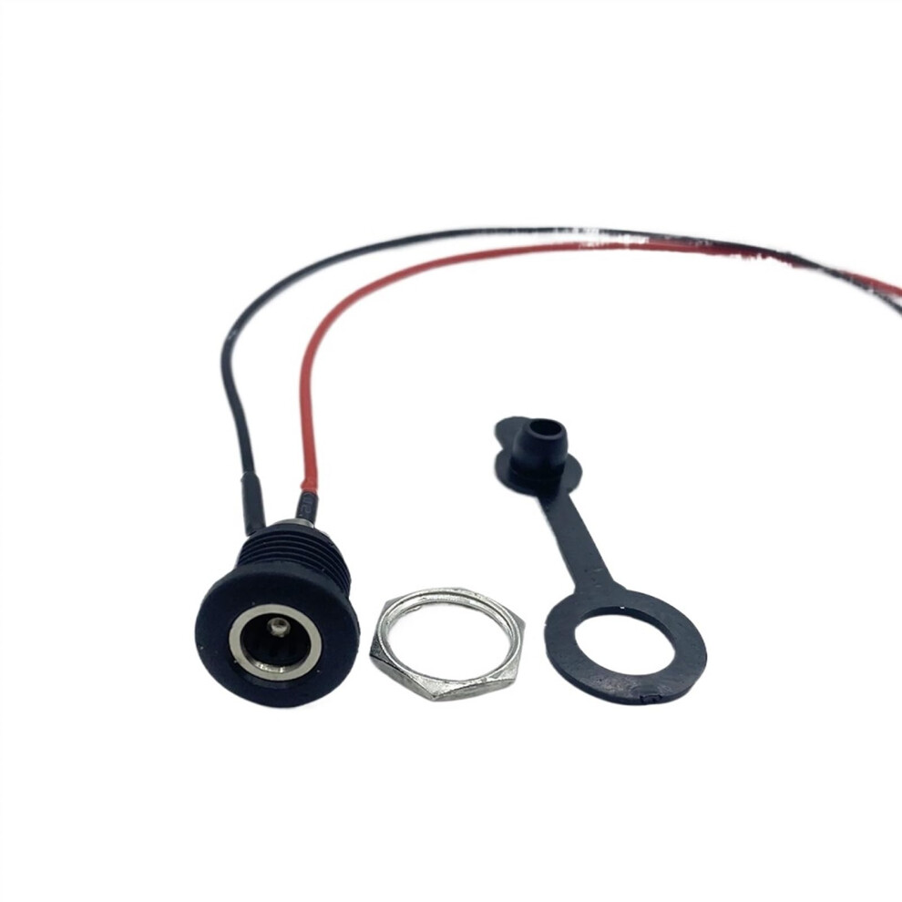 2Pcs 5.5X2.1mm Dc Power Connector Female Jack Panel Mount, Current Extension Cord For Stable Power Transfer 9771547924593