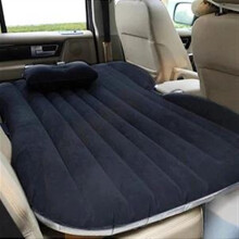 Car Inflatable Mattress for Back Seat, Dual Function Air Bed with Fast Inflation and Comfort Flocked Surface (Two)
