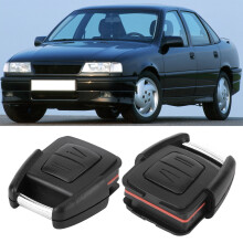 Universal Opel Car Key Cover Hard Plastic Shell Two Buttons Black Finish