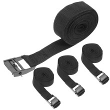 4pcs Heavy Duty Kayak Tie Down Straps with Cam Buckle for Roof Rack, Surfboard, Canoe and Cargo
