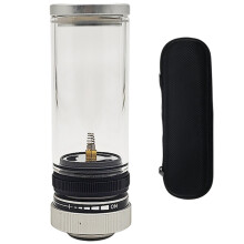 Camping Gas Lantern with Adjustable Flame Control, HeatResistant Glass and Metal Frame for Hiking