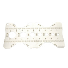 Stainless Steel Pitches Gauge with Etched Scale for-1pc