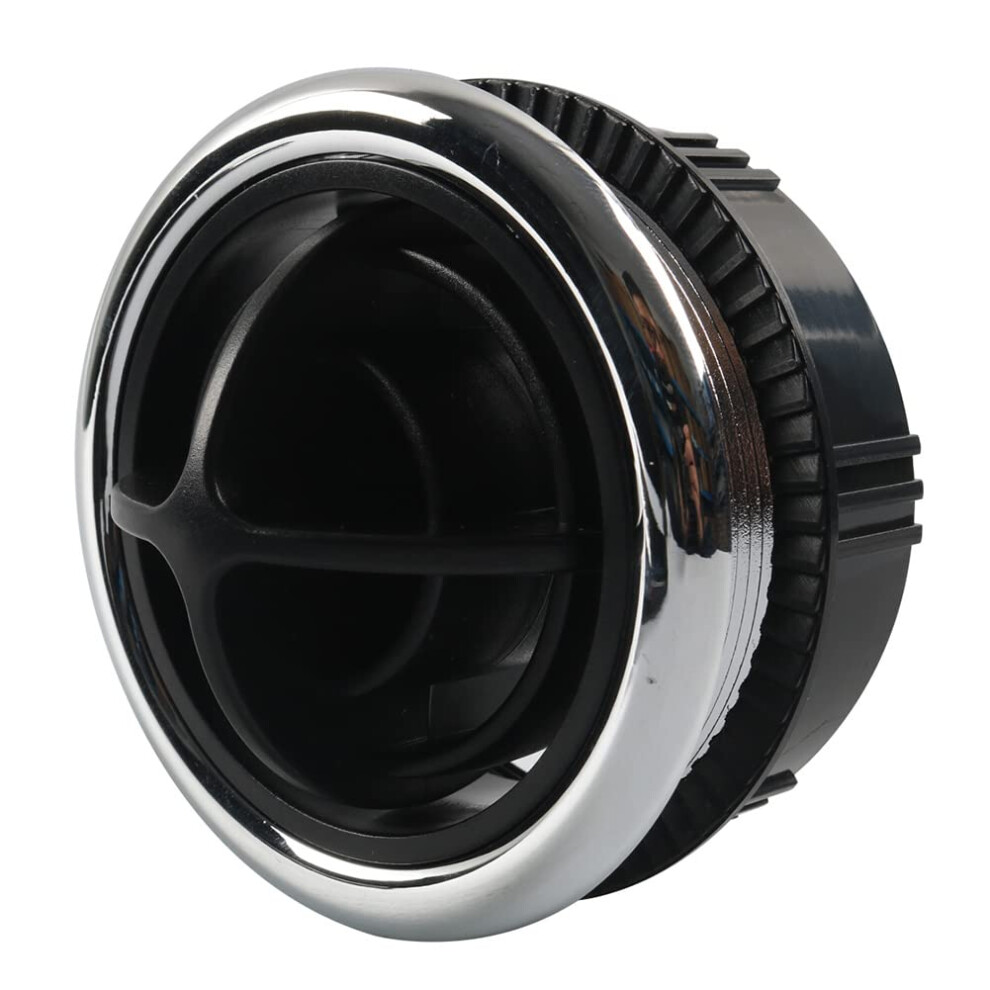 87Mm Chrome Air Conditioning Vent For Rv Boat Bus, 360 Airflow Control, Easy Installation Black 9073542071822