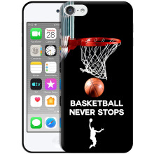 Basketball Never Stops Slim Hard Case for iPod Touch 7th 6th 5th – Fade‑Resistant Print, Precise Fit Protection