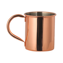 Edelstahl-Trinkbecher, Cocktailbecher mit ergonomischem Griff,