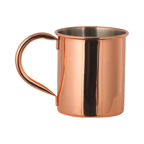 Edelstahl-Trinkbecher, Cocktailbecher mit ergonomischem Griff,