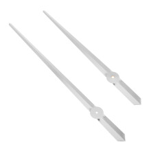 Elegant Quartz Clock Hands Set with Gloss Plated Short Design, Easy Replacement Clock Parts for DIY Home Office