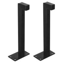 Heavy Duty L Shaped Shelf Brackets Stainless Steel Triangle Reinforced Support for Wall Floating Shelves