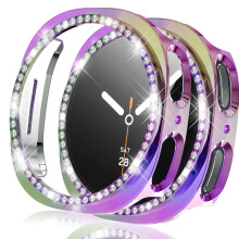 Bling Case with Sparkling Diamond Design and Durable Shock Protection for Samsung Galaxy Watch 8 44mm