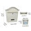Large Capacity Wall Mount Mailbox with Secure Locking Design, RustResistant Metal Mailbox for Home or Office Entryway Red 2