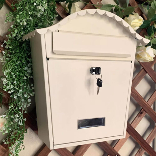 Large Capacity Wall Mount Mailbox with Secure Locking Design, RustResistant Metal Mailbox for Home or Office Entryway Red 2