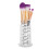 Nail Brush Storage Case Transparent Manicure Tool Organizer with Compartments 1