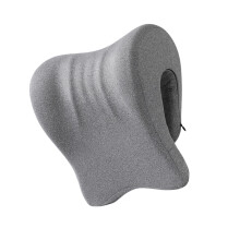 Oreiller ergonomique de soutien de tête, soulage la Fatigue-gris