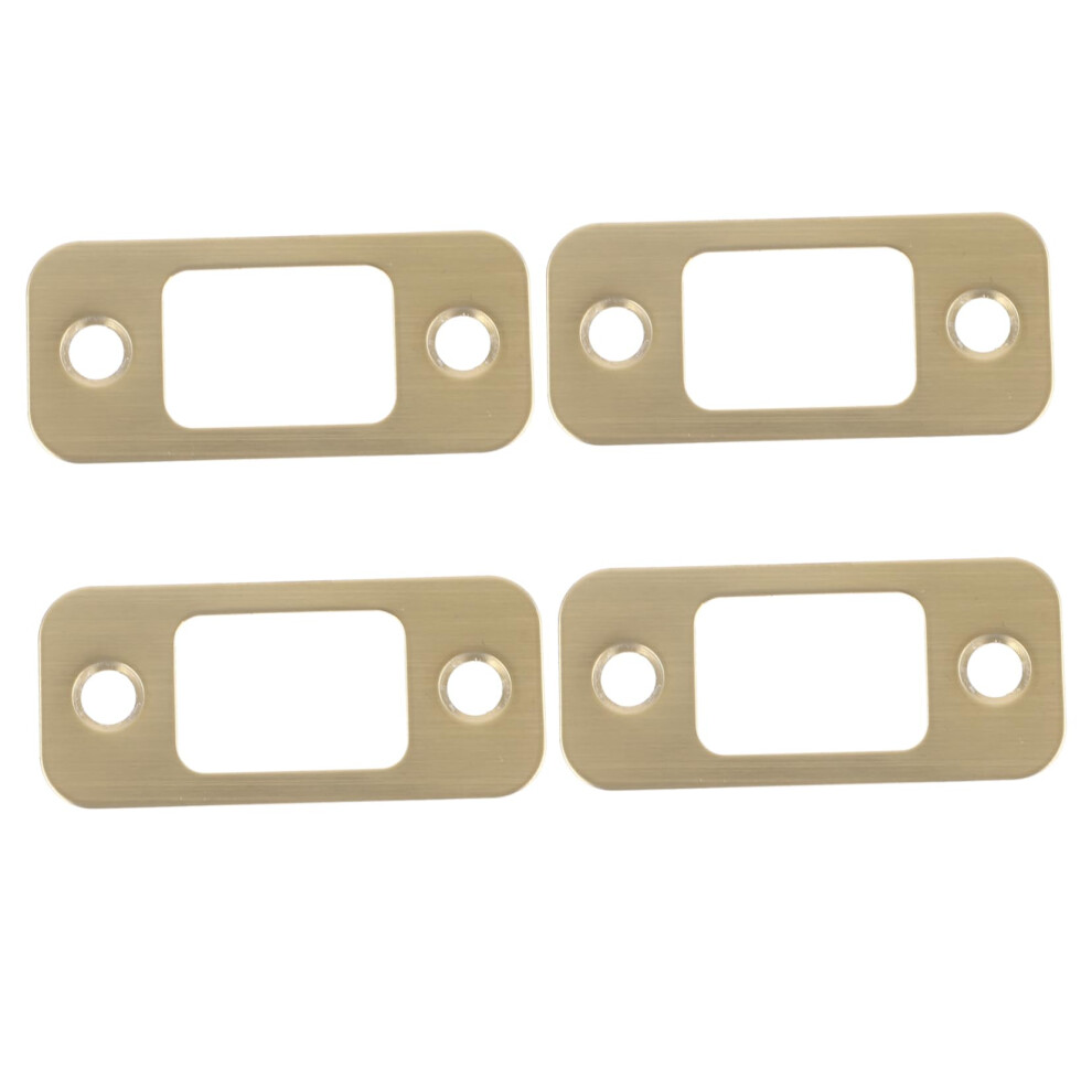 Door Reinforcement Plate Extra Long Stainless Steel Deadbolt Strike Plate For Door Security 9073542072652