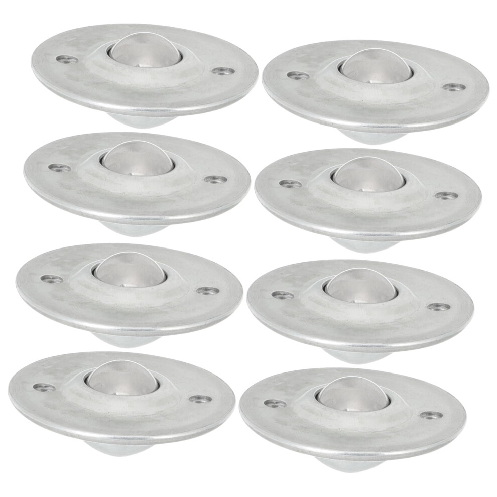 8Pcs Ball Transfer Units Heavy Duty Steel Caster Wheels 360 Smooth Movement For Furniture 9330225403142