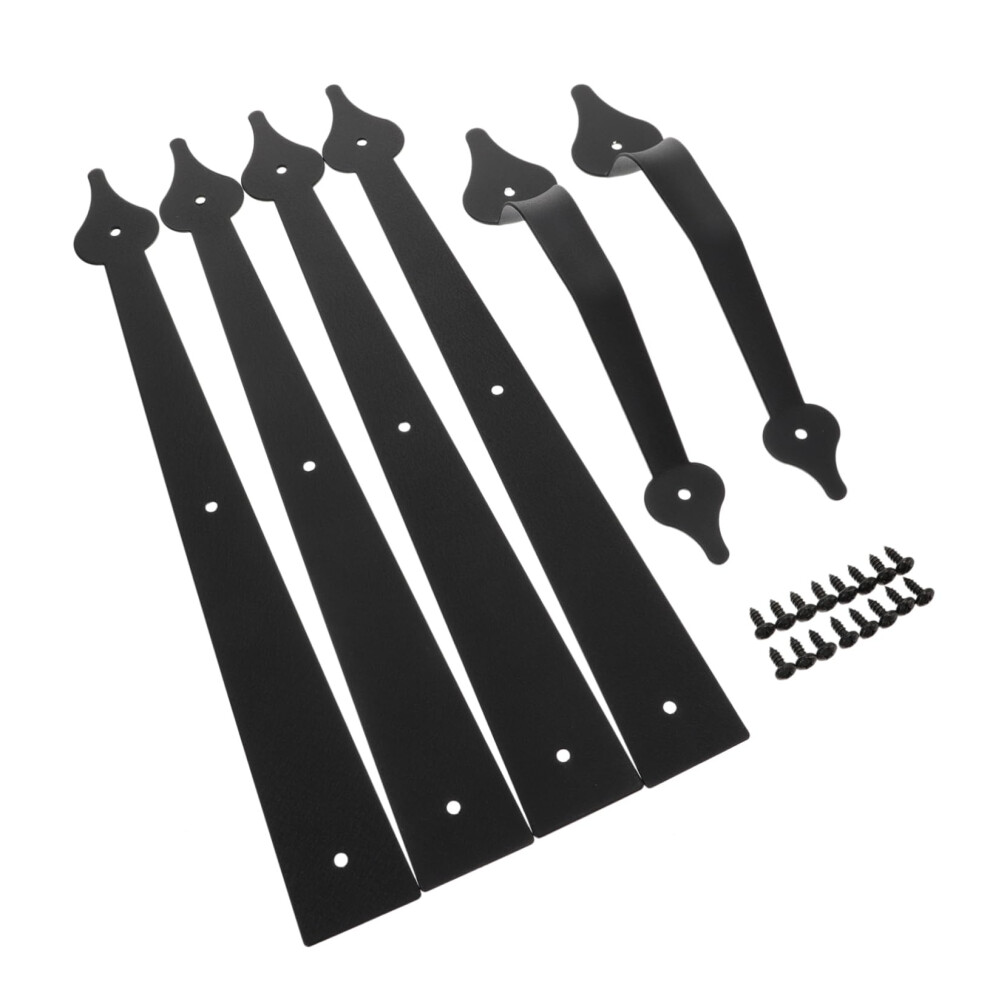Barn Door Handle Carbon Steel Pull With Ergonomic Grip For Garage And Warehouse Easy Installation 9330225403197