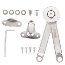 Adjustable Lid Support Hinge with Soft Close and Friction Control for Toy Box and Cabinet