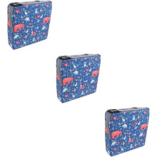 (32x32cmx3pcs, Bluex3pcs) 3 pcs Children Pad Table Detachable for Lift Booster Seat Baby Heightening Dining Cushion Chair Kids Increasing