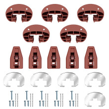 5 Sets Drawer Guide Kit for Kenlin RiteTrak II with Durable Metal Back for Smooth Drawer Operation